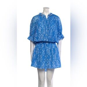 Juliet Dunn Poplin Blouse Dress